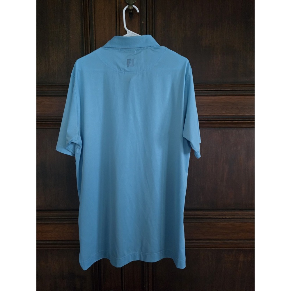 FootJoy Light Blue Golf Polo Size Large - Picture 3 of 3